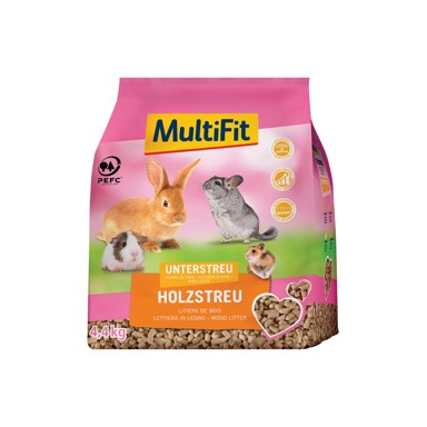MULTIFIT Drveni peleti za male životinje 4,4 kg