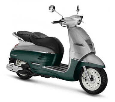 PEUGEOT Skuter Django 125 4T E5 ABS, srebrno-zelena