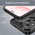 TECHSUIT Carbon Silicone maskica za Honor 400 Pro, crna