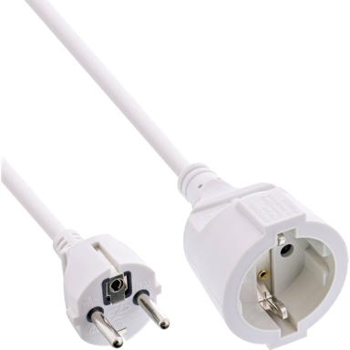 INLINE Produžni kabel 16410C, 1 utičnica, 15 m, za unutarnju uporabu, bijela