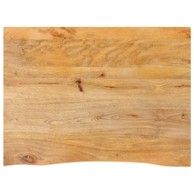 Stolna ploča sa živim rubom 70x60x2,5 cm od masivnog drva manga