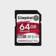 KINGSTON Memorijska kartica SDXC React+, 64GB, 300MB/s