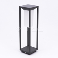 LED solarna lampa, Samsung chip, 3000K, siva