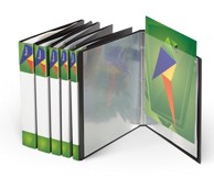 Prezentacijska mapa Eco 30 džepova plava