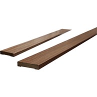 Drvena letva, pokrovna, orah, 6x1,2x210 cm