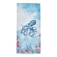 CATHERINE LANSFIELD Plavi pamučan ručnik za plažu 76x160 cm Octopus