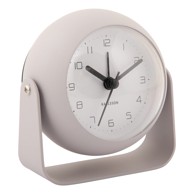 KARLSSON Budilica Bunky ø 9 cm, prirodna