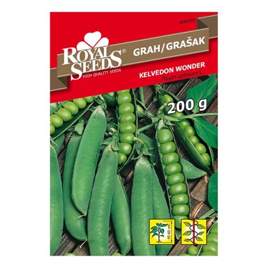 ROYAL SEEDS Sjeme povrća grašak kelvedon 200 g šk