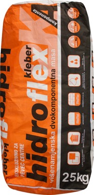 HIDROFLEX Polimer cementa hidroizolacija KOMP. A 25kg