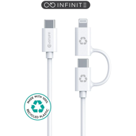 ESTUFF Lightning kabel ES600170 1 m USB-C usb-c/lightning, bijeli