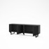 MARCKERIC Crna TV komoda 161x55x35 cm Peta