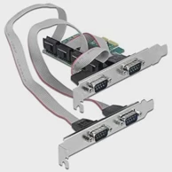 DELOCK PCIe kartica, 4x RS-232