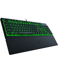 RAZER Gaming tipkovnica Ornata V3 X, RGB LED, US Layout, žičana, crna, Silent Membrane, numerička tipkovnica