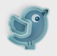 DONE BY DEER Tanjur za grickalice Stick & Stay, Birdee, plavi