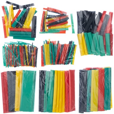 ROSFIX Set termoskupljajućih cijevi, promjer 1–14 mm, poliolefin, višebojne, 328 kom