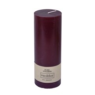 EGO DEKOR Tamnocrvena svijeća Eco candles Friendly, 60 h