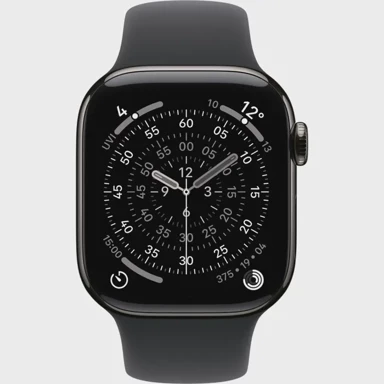 APPLE Watch Series 11, 42 mm, sivi, crna sportska narukvica, M/L