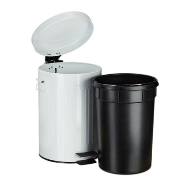 NORTHIX Kanta s pedalom, 5 L, vintage