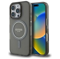 GUESS Futrola MagSafe sa šljokicama za Apple iPhone 16 Pro