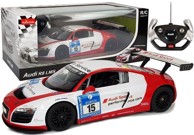 Auto na daljinsko upravljanje AUDI R8 LMS 1:14, bijelo-crveni