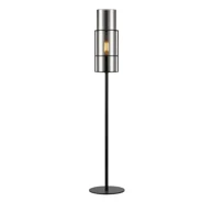 Stolna lampa Torcia, 65 cm, E14, crna/smoke