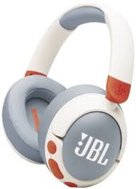 JBL Bežične slušalice JR470NC, dječje, Bluetooth, ANC, bijele