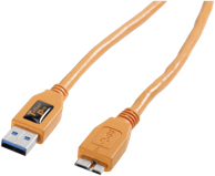 TETHER TOOLS Kabel za fotoaparat TetherPro USB 3.0 A/Micro B, 4,6 m, narančasti