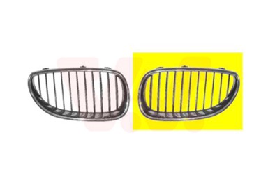VAN WEZEL Maska BMW 5 E60 03-10, krom/crna, prednja lijeva
