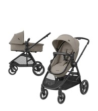 MAXI COSI Kolica 2u1 Zelia3 Luxe s košarom, smeđa