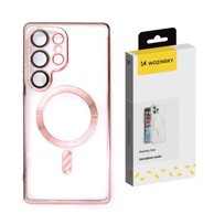 WOZINSKY Electroplated Case MagSafe maskica za Samsung Galaxy S25 Ultra, roza