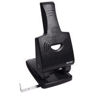 FORNAX Bušilica za papir, 2 rupe, do 65 listova, crna