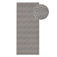 NORTHRUGS Vanjski tepih Karo 80x200 cm, crno-bijeli