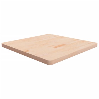 Četvrtasta stolna ploča 80x80x4 cm netretirana hrastovina