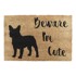 ARTSY DOORMATS Otirač od kokosovih vlakana 40x60 cm Beware I'm Cute French Bulldog