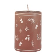 UNIPAR Smeđa svijeća Fleur, 48 h