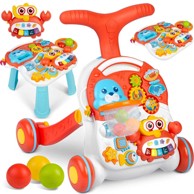 RICOKIDS Edukativni stolić 2 u 1 RK-810 i, bijela i crvena