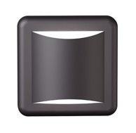 LED zidna nadgradbena rasvjeta SR2304S, 6W 3000K, tamno siva