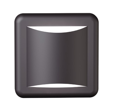 LED zidna nadgradbena rasvjeta SR2304S, 6W 3000K, tamno siva