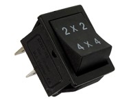 Prekidač gumb za prebacivanje 2x2 4x4, 2-pin, crni