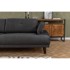 BALCAB HOME Antracitno siva sofa 239 cm Mustang, 239x83x99 cm