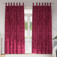 Zavjese od baršuna 260x140 cm 2kom, crvene