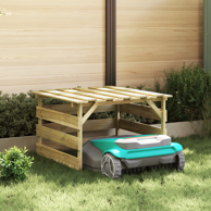 Garaža za robotske kosilice od impregniranog drva bor