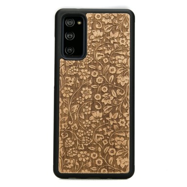 BEWOOD Drvena maskica za Samsung Galaxy S20 FE, Wild Flowers Aniegre