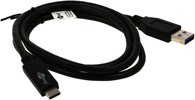 GOOBAY USB-C kabel, USB 3.1 Gen 2, 3 A, 1 m