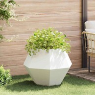 Tegla 75 x 75 x 60 cm čelik, bijela 