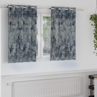 Gotove zavjese 140x140 cm 2kom, srebrne