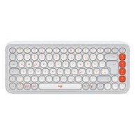 LOGITECH Tipkovnica POP Icon Keys, bežična, US Layout, BT, bijelo-narančasta