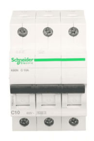 SCHNEIDER Automatski osigurač 3P C 10A 6kA AC K60N Acti9 A9K02310