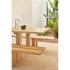TEULAT Blagovaonski stol s pločom stola od borovine 100x260 cm Banda 