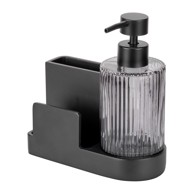 WENKO Držač za deterdžente Pina, od polyresina, crni